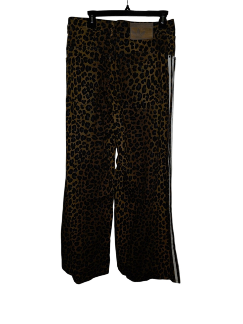 NWT Adidas Leopard Print Denim Loose Jeans Women’s Size 33 KA2680 - Picture 8 of 9